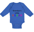 Long Sleeve Bodysuit Baby Grandpa's Little Angel Grandpa Grandfather Cotton