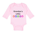 Long Sleeve Bodysuit Baby Grandpa's Little Angel Grandpa Grandfather Cotton
