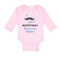 Long Sleeve Bodysuit Baby Question! Will You Be My Godmother Boy & Girl Clothes