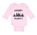 Long Sleeve Bodysuit Baby Philly Baby! Funny Humor Boy & Girl Clothes Cotton