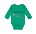 Long Sleeve Bodysuit Baby Eat, Sleep, Hockey Boy & Girl Clothes Cotton