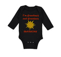 Long Sleeve Bodysuit Baby I'M Grandma's and Grandpa's Sunshine Grandparents