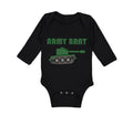 Long Sleeve Bodysuit Baby Army Brat Military Boy & Girl Clothes Cotton