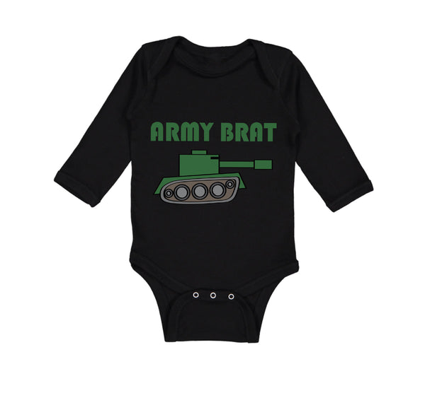 Long Sleeve Bodysuit Baby Army Brat Military Boy & Girl Clothes Cotton - Cute Rascals