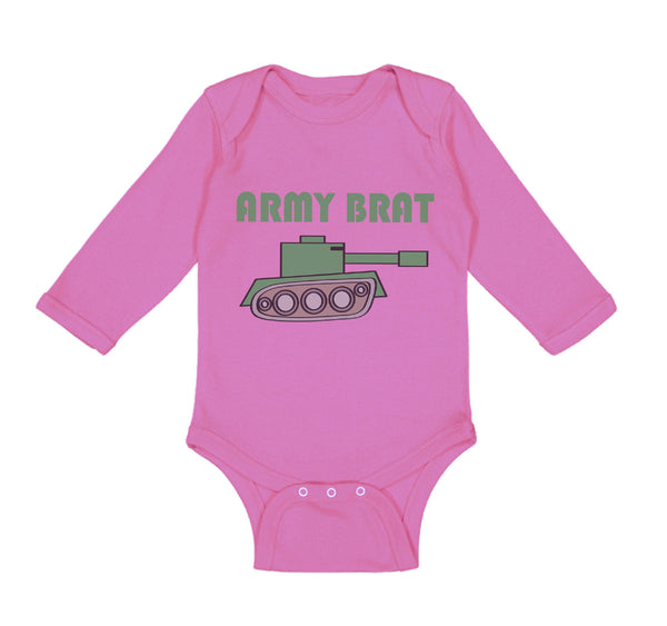 Long Sleeve Bodysuit Baby Army Brat Military Boy & Girl Clothes Cotton - Cute Rascals
