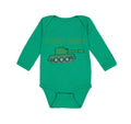Long Sleeve Bodysuit Baby Army Brat Military Boy & Girl Clothes Cotton