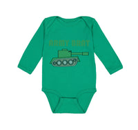 Long Sleeve Bodysuit Baby Army Brat Military Boy & Girl Clothes Cotton - Cute Rascals