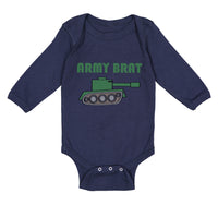 Long Sleeve Bodysuit Baby Army Brat Military Boy & Girl Clothes Cotton - Cute Rascals