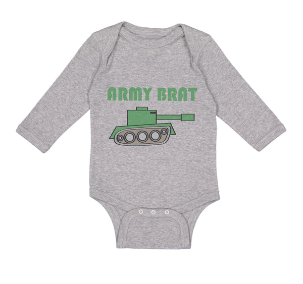 Long Sleeve Bodysuit Baby Army Brat Military Boy & Girl Clothes Cotton - Cute Rascals