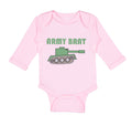 Long Sleeve Bodysuit Baby Army Brat Military Boy & Girl Clothes Cotton