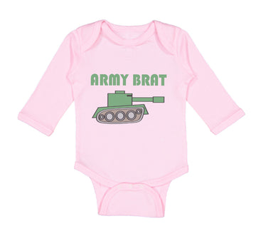 Long Sleeve Bodysuit Baby Army Brat Military Boy & Girl Clothes Cotton