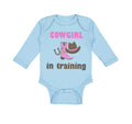 Long Sleeve Bodysuit Baby Cowgirl in Training Western Style C Boy & Girl Clothes