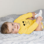 Long Sleeve Bodysuit Baby Daddy Flies Airplanes Pilot Dad Father's C Cotton - Cute Rascals