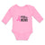 Long Sleeve Bodysuit Baby For My Mimi with Ribbon Brease Cancer Awareness Cotton - Cute Rascals