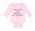 Long Sleeve Bodysuit Baby I'M Proof That Miracles Do Happen! Christian Cotton