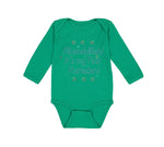 Long Sleeve Bodysuit Baby Alhamdullilah It's My First Ramadan Arabic Cotton - Cute Rascals