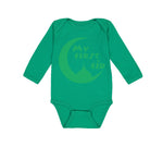 Long Sleeve Bodysuit Baby My First Eid Arabic Boy & Girl Clothes Cotton