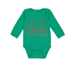 Long Sleeve Bodysuit Baby I Am Proof That God Answers Prayers Christian Cotton - Cute Rascals