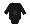 Long Sleeve Bodysuit Baby Eiffel Tower Text Petite Soeur Valentines Cotton