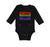 Long Sleeve Bodysuit Baby I Love My Lesbian Aunt with Gay Flag Lgbtq B Cotton