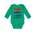 Long Sleeve Bodysuit Baby I Love My Lesbian Aunt with Gay Flag Lgbtq B Cotton