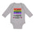 Long Sleeve Bodysuit Baby I Love My Lesbian Aunt with Gay Flag Lgbtq B Cotton