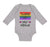 Long Sleeve Bodysuit Baby I Love My Gay Uncle with Gay Flag B Boy & Girl Clothes