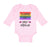 Long Sleeve Bodysuit Baby I Love My Gay Uncle with Gay Flag B Boy & Girl Clothes