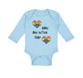 Long Sleeve Bodysuit Baby 2 Dads Are Better than 1 Gay Lgbtq Dad Father's Day