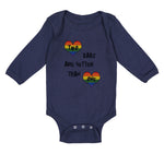 Long Sleeve Bodysuit Baby 2 Dads Are Better than 1 Gay Lgbtq Dad Father's Day - Cute Rascals