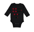 Long Sleeve Bodysuit Baby My Grandma and My Grandpa Love Me! Grandparents Cotton