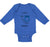 Long Sleeve Bodysuit Baby Officer Daddy Blue Badge Cop Enforcement Cotton