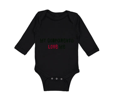 Long Sleeve Bodysuit Baby My Godparents Love Me B Boy & Girl Clothes Cotton