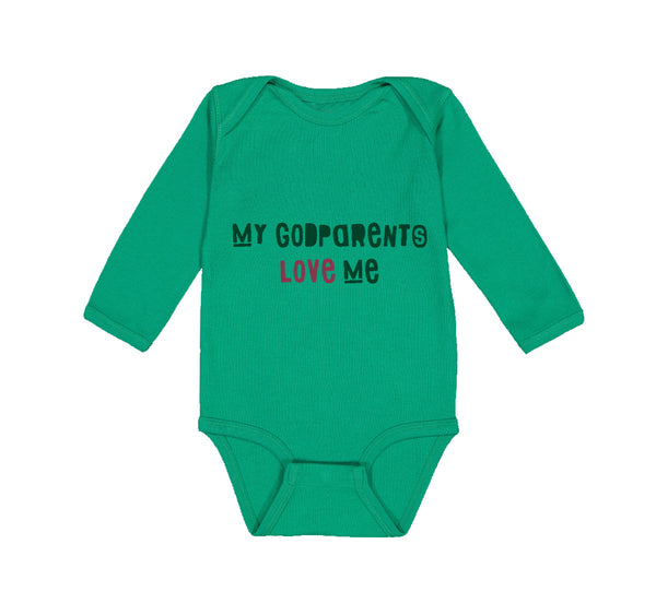 Long Sleeve Bodysuit Baby My Godparents Love Me B Boy & Girl Clothes Cotton