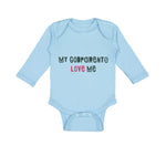 Long Sleeve Bodysuit Baby My Godparents Love Me B Boy & Girl Clothes Cotton