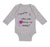 Long Sleeve Bodysuit Baby Black Purple Mommy Will You Marry Daddy Cotton - Cute Rascals