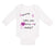 Long Sleeve Bodysuit Baby Black Purple Mommy Will You Marry Daddy Cotton - Cute Rascals