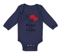 Long Sleeve Bodysuit Baby Love Baba & Gido Ukrainian Grandparents Grandparents