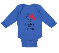 Long Sleeve Bodysuit Baby Love Baba & Gido Ukrainian Grandparents Grandparents