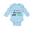 Long Sleeve Bodysuit Baby I Love My Mimi and Papa Grandparents Cotton