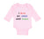 Long Sleeve Bodysuit Baby I Love My Mimi and Papa Grandparents Cotton