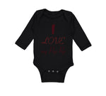 Long Sleeve Bodysuit Baby I Love My Pop Pop Grandparents Boy & Girl Clothes