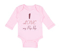 Long Sleeve Bodysuit Baby I Love My Pop Pop Grandparents Boy & Girl Clothes