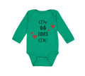 Long Sleeve Bodysuit Baby My Gg Loves Me Grandma Grandmother Funny Cotton