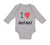 Long Sleeve Bodysuit Baby I Love Mimi Grandmother Grandma Boy & Girl Clothes