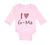 Long Sleeve Bodysuit Baby I Love Grandma Grandmother Grandma Boy & Girl Clothes