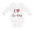 Long Sleeve Bodysuit Baby I Love Grandma Grandmother Grandma Boy & Girl Clothes