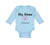 Long Sleeve Bodysuit Baby My Nana Loves Me! Heart Grandmother Grandma Cotton
