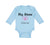 Long Sleeve Bodysuit Baby My Nana Loves Me! Heart Grandmother Grandma Cotton