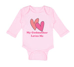 Long Sleeve Bodysuit Baby My Godmother Loves Me Funny Boy & Girl Clothes Cotton